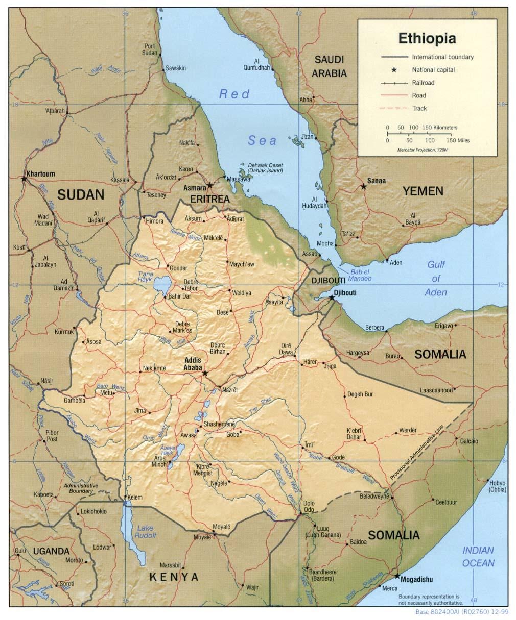carte de l'éthiopie cartographie du site de l'agence