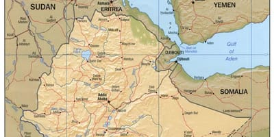 Carte de l'éthiopie cartographie du site de l'agence