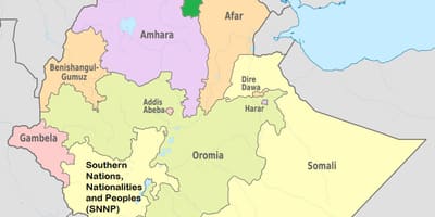 Ethiopian tigré carte